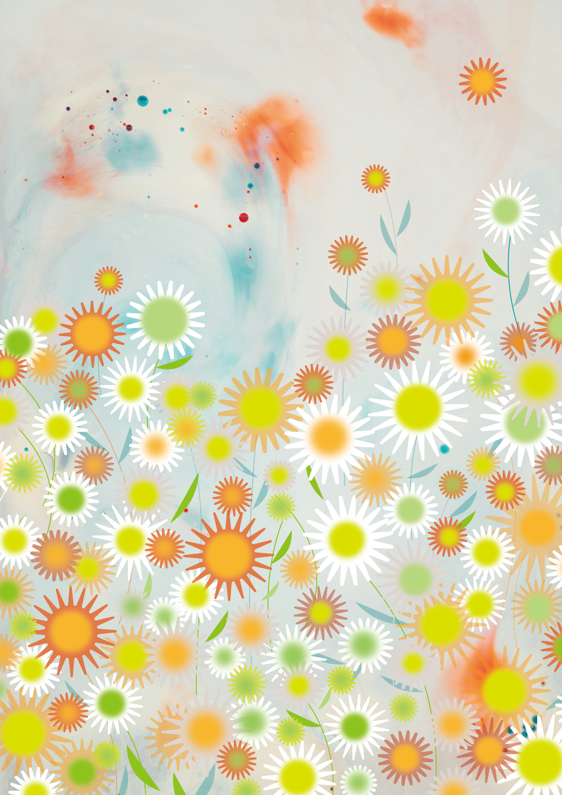 花のイラスト・カラー